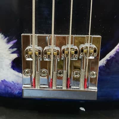 Redshift Guitars  P-Bass  2022 Custom Art- Eclipse image 5