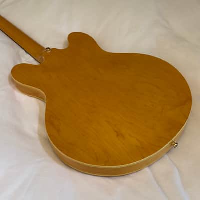 Vintage 2000 Epiphone Dot Deluxe Limited Edition Flame Top - Made in Korea (MIK) - Natural - Free Pro Setup image 10