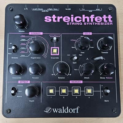 Waldorf Streichfett String Synthesizer 2019 - Present - Black