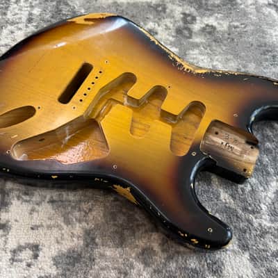 Relic 1 PIECE ASH MJT Stratocaster Body only 3 lbs 8 oz fits Fender image 6