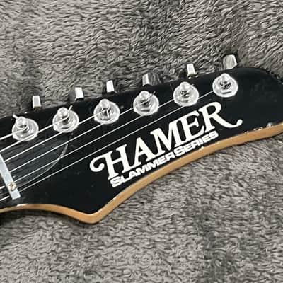 Hamer Slammer Diablo 90s - Transparent Green Dimarzio Super Distortion image 3