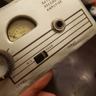 Viking RA72 Record Amplifier VU tube Reel to Reel preamp 1956 - Black and aluminum image 3