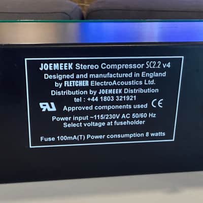 Joemeek SC2.2 Stereo Compressor image 8
