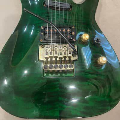 ESP HORIZON Grain Green Gloss Guitar 1992 image 21