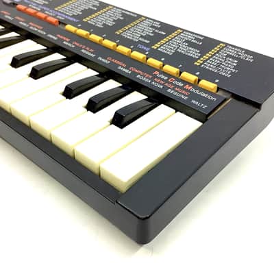 Casio SA-1 3 BOOK MANUAL 6 PATTERN PULSE CODE MODULATION PCM 100 TONE BANK 1989 - mini keyboard with complex LO-FI wavetable sounds PC Kid Techo Punk pop Japan Anime Manga Black BOXED RARE image 12