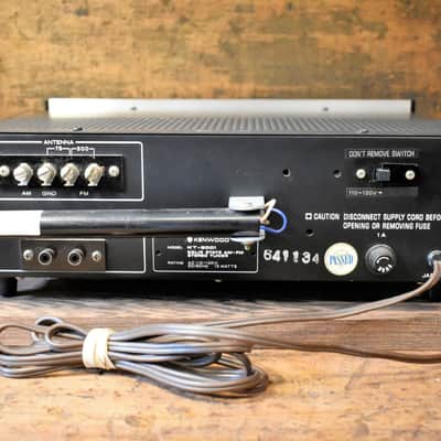 Kenwood KT-2001  vintage tuner Silver/Black Tested Working Free Shipping #160 image 6