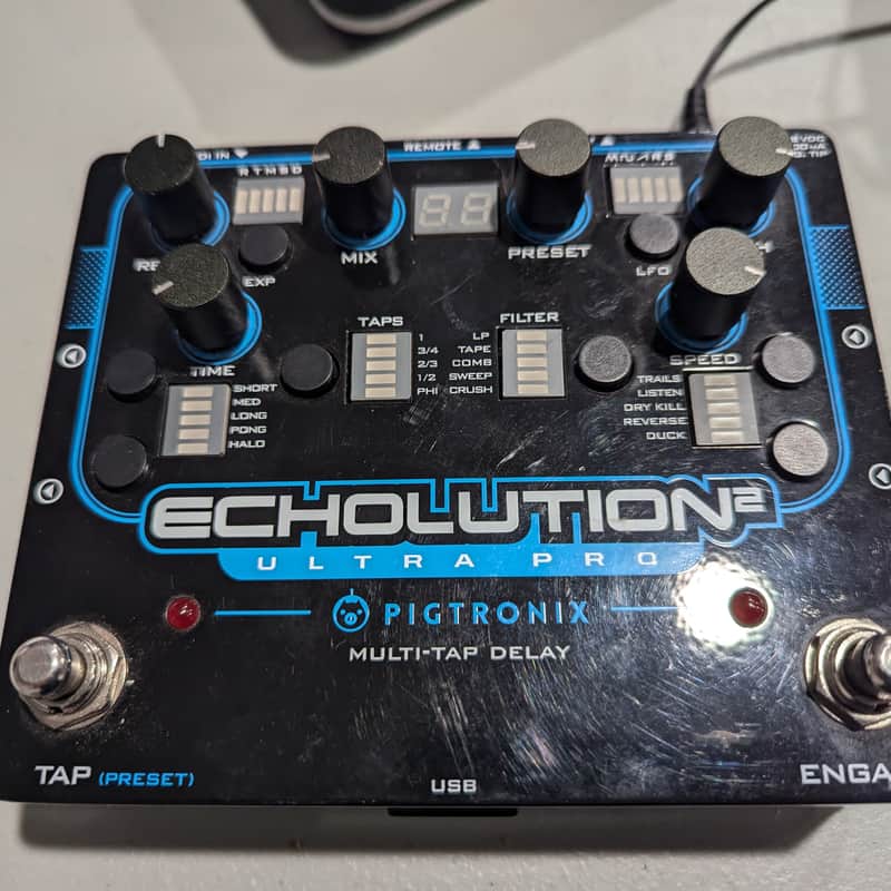2010s Pigtronix Echolution 2 Ultra Pro Black