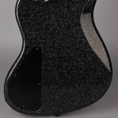 Warmoth Custom Jazzmaster - Black Holo Flake w/SKB HSC image 8