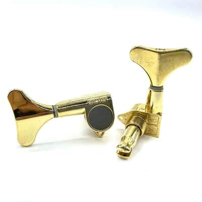 Grover 2R+2L Gold Bass Guitar Tuning Pegs Machine Heads Tuners Keys image 16