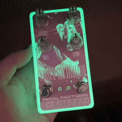 LIFE IS UNFAIR Violet Oscillation Shoegaze Fuzz - LTD ED Pink Glowgazer image 1