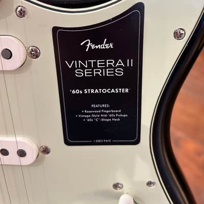 Fender Vintera II '60s Stratocaster with Rosewood Fretboard 3-Color Sunburst  #MX23053744  7 lbs. 9.2oz image 11