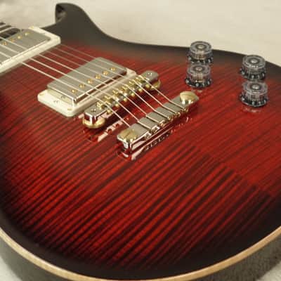 2017 Paul Reed Smith McCarty Singlecut 594 Figured 10 Top - Fire Red Burst image 18