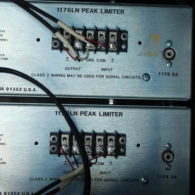 Urei 1176LN Rev. H Limiting Amplifier (Stereo Pair) - Silver Panel image 13