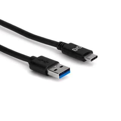 Hosa USB-306CA 6' USB C to USB A, USB 3.0 (5Gbps) image 1