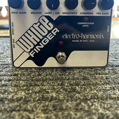 Electro-Harmonix White Finger Analog Optical Compressor Pedal | Reverb