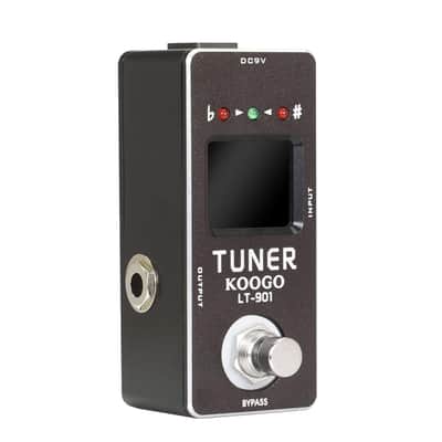 Koogo Digital Tuner LCD Screen Mini Chromatic Guitar Tuner Pedal True Bypass Compact Electric Guitar image 2