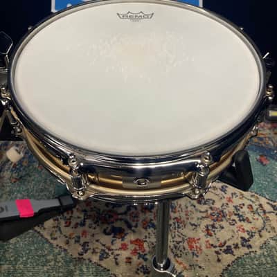 Remo - 3.5x13" Master-Touch Brass Piccolo Snare 1990's - Brass Wrap image 13