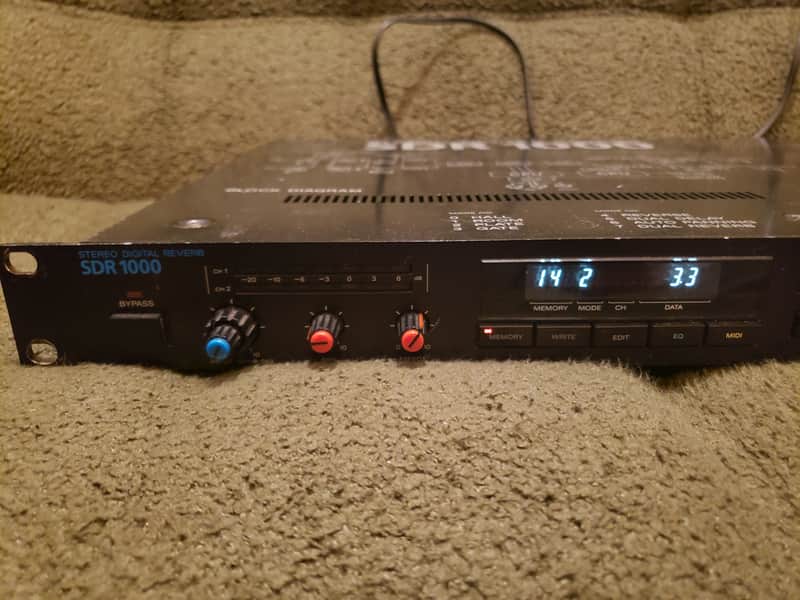 Ibanez SDR 1000 Stereo Digital Reverb 1980s - Black | Reverb