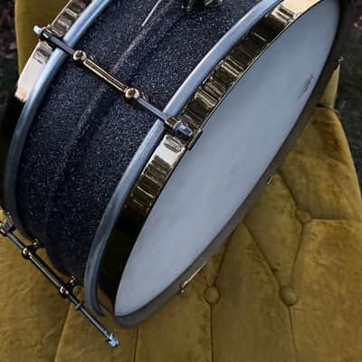 Ludwig 15” Tube Lug Snare Drum 1920’s - Black/Brass image 4