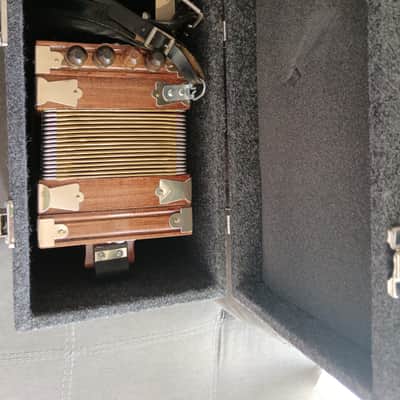 Creole Cajun Accordion with case and Strap by Paul Guidry image 12