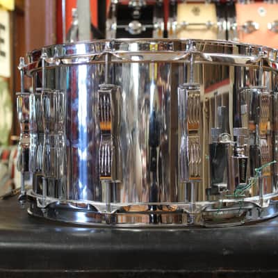 1990s Ludwig 8x14 Classic Colosseum Snare in Chrome Over Wood image 4