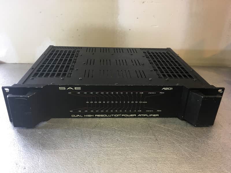 SAE A201 Dual High Resolution Power Amplifier - Good Working