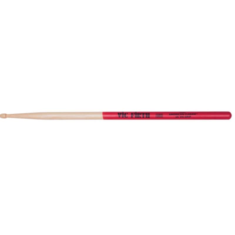 Vic Firth American Classic Vic Grip Hickory Drumsticks 5A Wood Tip image 1