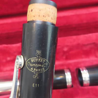 BUFFET E11 CLARINET-IMMACULATE FRESH SERVICE BY BUFFET DEALER + Xtras & Wty image 6