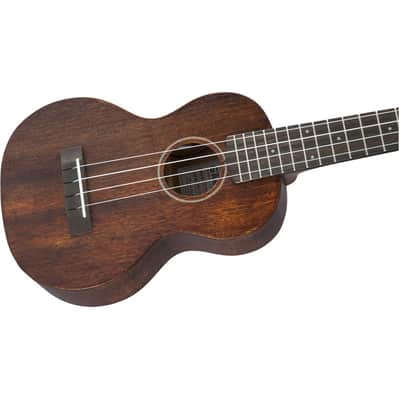 Gretsch G9110-L A.E. Concert Long-Neck Ukulele with Gig Bag, Vintage Mahogany Stain image 8