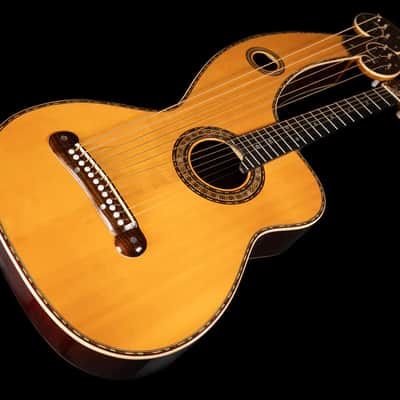 Lark In The Morning Harp Guitar Vintage Natural image 8