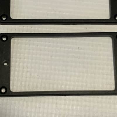2008-09 USA Charvel San Dimas Guitar Factory Flat Black Humbucker Pickup Mounting Ring Set image 3