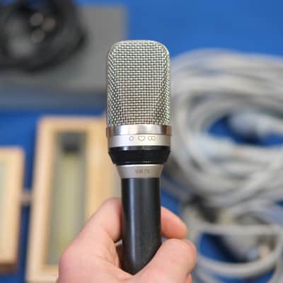 Gefell MV692 / UM70 vintage condenser microphone with original 691PSU and cables image 1