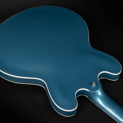 2017 Gibson Memphis Custom ES-335 Block - Pelham Blue | USA Limited Edition Semi-Hollow Burstbucker Humbucker Pickups | CoA OHSC image 15