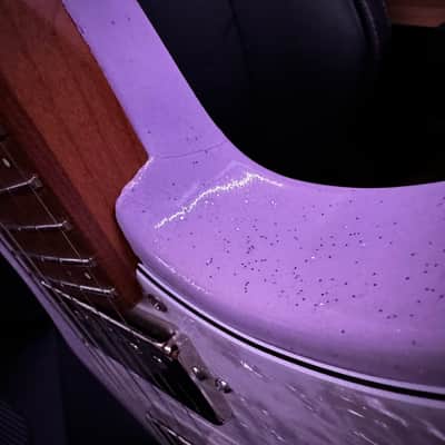 Strandberg Guitars Classic 6 w/ flame maple neck - Lilac Sparkle Gloss image 20