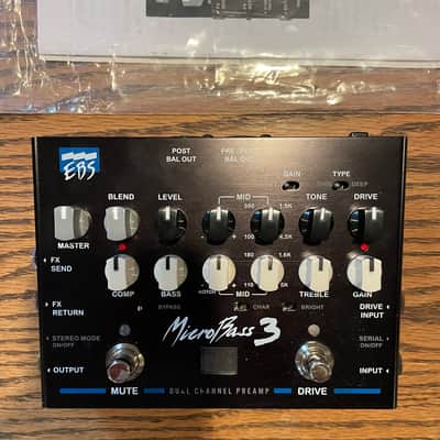 LIKE NEW EBS MicroBass 3 III Bass Preamp image 2
