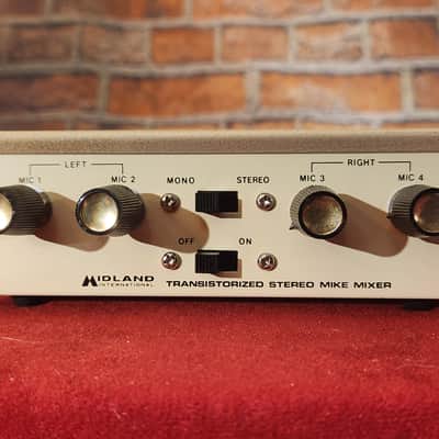 Midland 22-251 Transistorized Mike Mixer w/ Original Box Bild 2