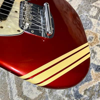 1971 Fender Mustang Competition Red with OHSC all original vintage electric guitar image 12