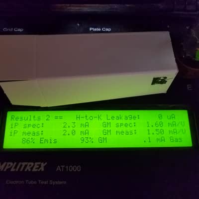 Tung-Sol Perfect 0% Tight Matched Pair (2) 6SU7GTY tNOS AT1000 TESTED Balanced! PI Vacuum Tubes same date code 173B 6188 dual triode premium 6SL7 1975-1980 image 5