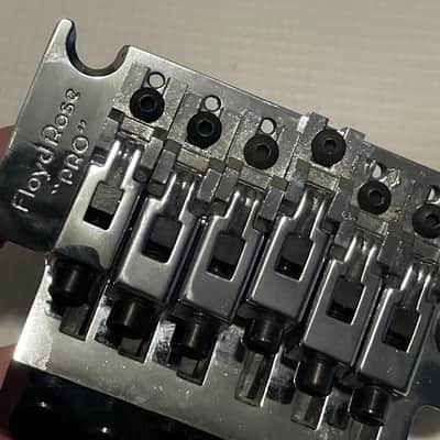 2000's Schaller Original Made in Germany Chrome Floyd Rose Pro Electric Guitar Tremolo Bridge Set & Brass Block image 23
