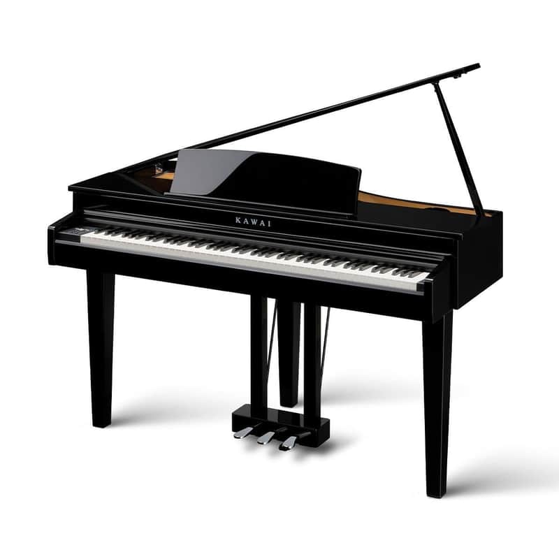Kawai DG30 88-Key Digital Grand Piano with Responsive Hammer III, Ebony Polish - Open Box Demo Unit image 1