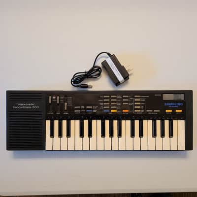 Realistic Concertmate 500 (Casio SK1 rebadge) with power adapter.  Cleaned.