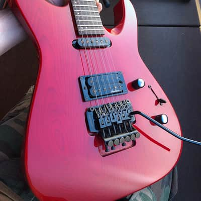 1991 MIJ Charvel SDK-080-SH, 24,75" Scale, Matching Headstock, Ash, Vintage Gig Bag image 6
