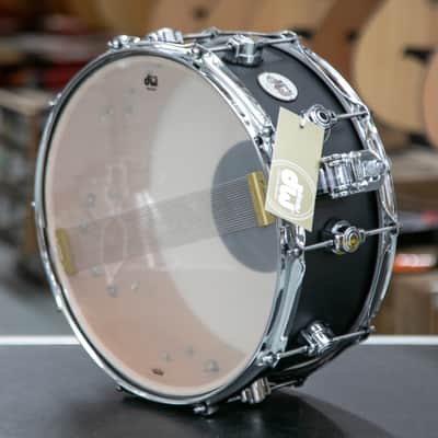 DW Design Series Black Satin Snare Drum 14"x6" image 5
