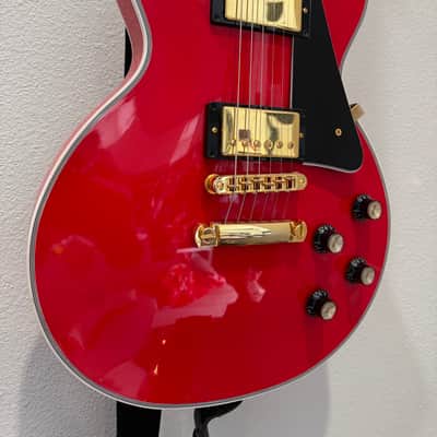 2023 Gibson Custom M2M Les Paul Custom Ferrari Red Bild 21
