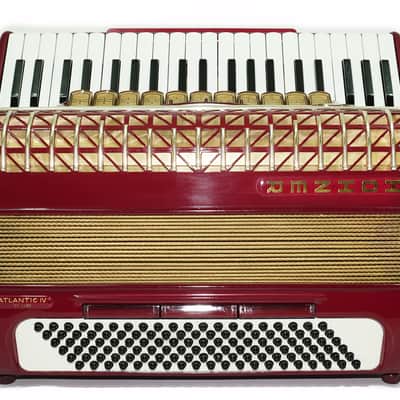Hohner Atlantic IV De Luxe Piano Accordion, made in Germany 120 Bass, Straps and Soft Bag, Vintage Original Musical Instrument, 2644 image 3