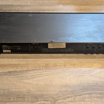 Yamaha REV100 Digital Reverberator 1990s - Black image 2