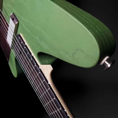 Tao Guitars Sutorato “U-A-M” - Lincoln Green (black filled pores) w/ ABM 2-Point Trem. NEW (Authorized Dealer) *VIDEO ADDED* image 21