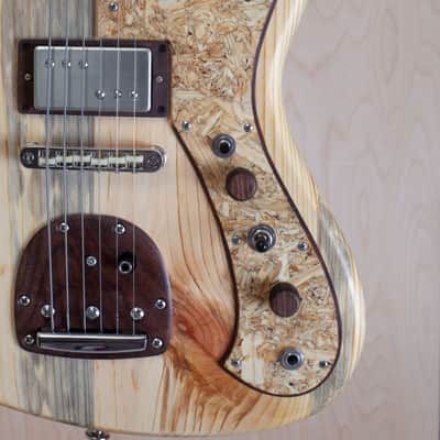 Strack Guitars  Salvaged Pine Offset image 7