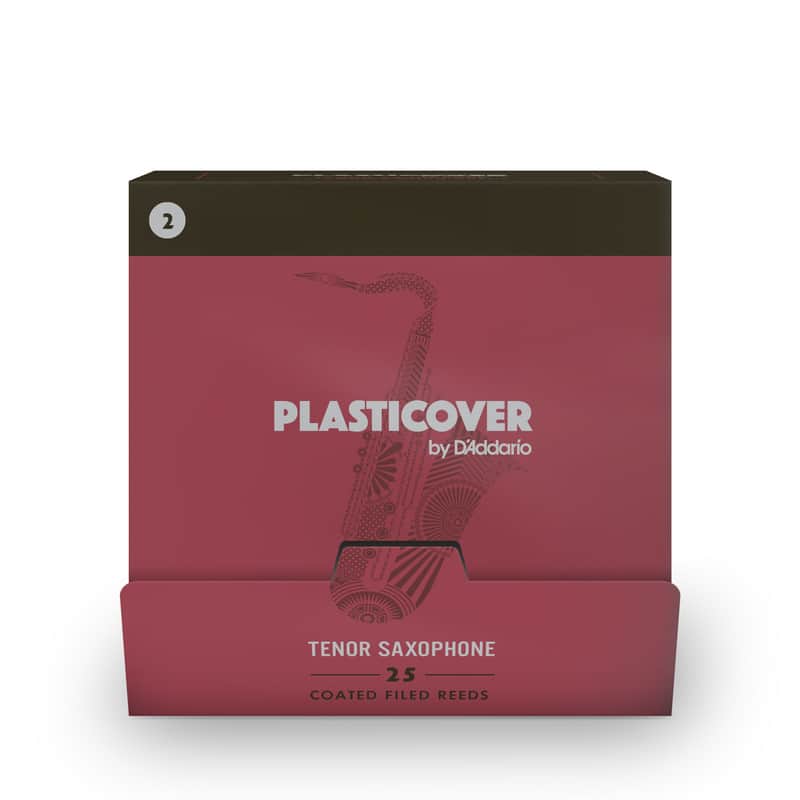 Plasticover by D'Addario Tenor Saxophone Reeds Strength 2.0, 25-pack image 1