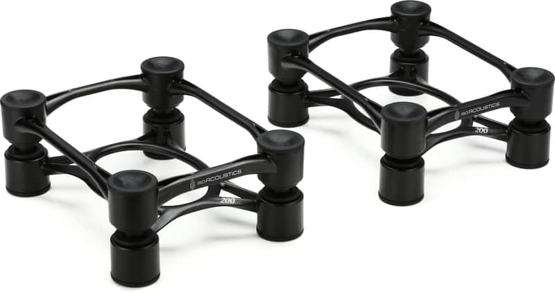 IsoAcoustics Aperta 200 Isolation Stand - Black (Pair) image 1